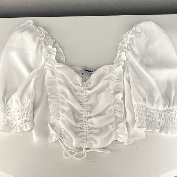 White Europa Blouse - Picture 1 of 2